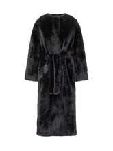 Valentini Cappotto Lungo in Pelliccia con Cintura - Abbigliamento Donna | $store$