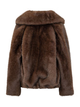 Valentini 1972 Faux Fur Jacket with Lapels - COLLEZIONE TEAM EC | $store$