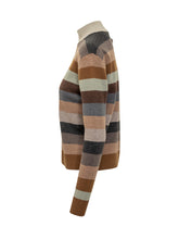 Tory Burch Maglione a Righe Multicolor con Collo Alto - Abbigliamento Donna | $store$