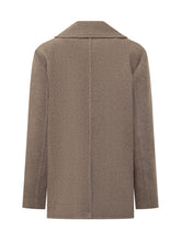 Tory Burch Cappotto Doppiopetto in Lana Beige - Abbigliamento Donna | $store$