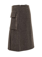 Wool mini skirt with pockets P.A.R.O.S.H. - COLLEZIONE TEAM EC | $store$