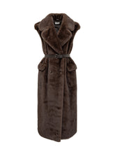 Long faux fur vest P.A.R.O.S.H. - COLLEZIONE TEAM EC | $store$