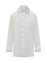 The Seafarer Women s White Shirt with Studs - COLLEZIONE TEAM EC | $store$
