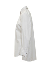 The Seafarer Women s White Shirt with Studs - COLLEZIONE TEAM EC | $store$