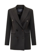 The Seafarer Women s Black Double-Breasted Blazer - COLLEZIONE TEAM EC | $store$