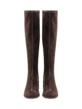 Tory Burch Stivali Alti in Camoscio Marrone - COLLEZIONE TEAM EC | $store$