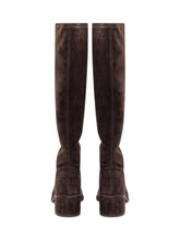 Tory Burch Stivali Alti in Camoscio Marrone - COLLEZIONE TEAM EC | $store$