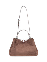 Borsa Tory Burch Eleanor Suede Media Cammello - Borse A Mano Donna | $store$