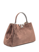 Borsa Tory Burch Eleanor Suede Media Cammello - Borse A Mano Donna | $store$