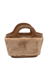 Marni Crossbody Bag in Beige Fur and Brown Leather - COLLEZIONE TEAM EC | $store$