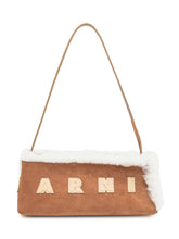 Brown Shearling and Suede Bag Marni - COLLEZIONE TEAM EC | $store$