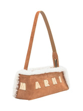 Brown Shearling and Suede Bag Marni - COLLEZIONE TEAM EC | $store$