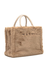 Marni Shopper Bag in Beige Fur with Handles - COLLEZIONE TEAM EC | $store$