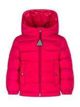 Moncler Kids Piumino Rosa con Cappuccio - Abbigliamento Bambini | $store$