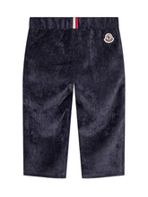 Moncler Kids Blue Corduroy Pants - COLLEZIONE TEAM EC | $store$