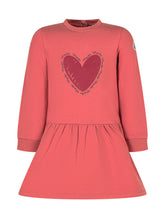 Moncler Kids Pink Dress with Heart Print - COLLEZIONE TEAM EC | $store$