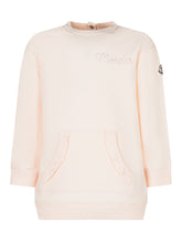 Moncler Kids Light Pink Sweatshirt with Ruffles - COLLEZIONE TEAM EC | $store$