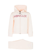 Moncler Kids Tuta Rosa con Cappuccio - Abbigliamento Bambini | $store$