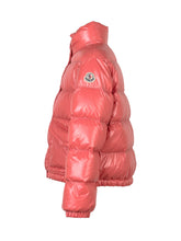 Moncler Kids Pink Down Jacket with Logo - COLLEZIONE TEAM EC | $store$