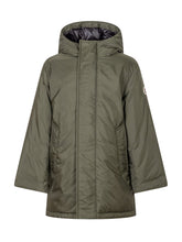 Moncler Kids Parka Verde con Cappuccio - Abbigliamento Bambini | $store$