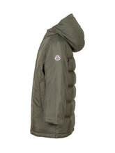 Moncler Kids Parka Verde con Cappuccio - Abbigliamento Bambini | $store$