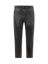 Amish Jeans Neri Dritti in Denim Vintage - Abbigliamento Uomo | $store$