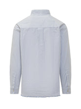 Camicia a Righe con Orlo Sfilacciato Amish - Abbigliamento Uomo | $store$