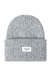 Amish Beanie in Lana Grigio Mélange - Accessori Uomo | $store$