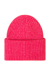 Amish Beanie in Lana Rosso Mélange - Accessori Uomo | $store$