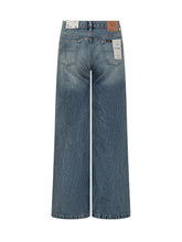 Lois Jeans a Gamba Larga in Denim Blu - Abbigliamento Donna | $store$