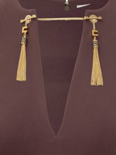 Elisabetta Franchi Abito con Dettagli Gioiello - Abbigliamento Donna | $store$