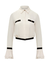 Elisabetta Franchi Camicia con Dettagli in Velluto - Abbigliamento Donna | $store$