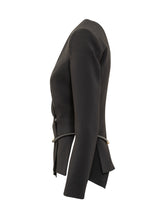 Giacca Elisabetta Franchi con Cintura e Catena Dorata - Abbigliamento Donna | $store$