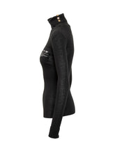 Elisabetta Franchi Dolcevita Nero con Logo Stampato - Abbigliamento Donna | $store$