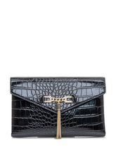 Elisabetta Franchi crocodile-effect clutch - COLLEZIONE TEAM EC | $store$