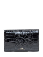 Elisabetta Franchi crocodile-effect clutch - COLLEZIONE TEAM EC | $store$
