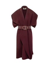 Cappotto Elisabetta Franchi Senza Maniche con Cintura in Ecopelle - Abbigliamento Donna | $store$