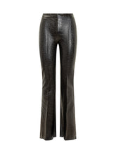 Pantaloni Elisabetta Franchi in Ecopelle Effetto Coccodrillo - Abbigliamento Donna | $store$