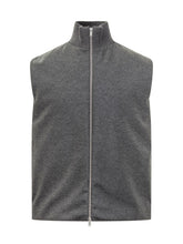 Gilet Grigio in Lana con Zip Jil Sander - Abbigliamento Uomo | $store$