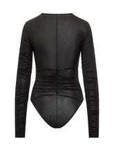 Black Genny bodysuit with ruching - COLLEZIONE TEAM EC | $store$