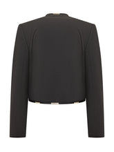 Genny Black Jacket with Metallic Details - COLLEZIONE TEAM EC | $store$