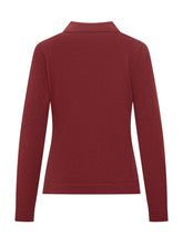 Gran Sasso Cardigan Rosso con Collo a Listino - Abbigliamento Donna | $store$