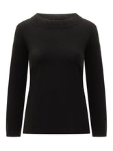 Gran Sasso Black Wool Crewneck Sweater - COLLEZIONE TEAM EC | $store$