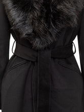 Michael Kors Cappotto Nero con Collo in Eco Pelliccia - Abbigliamento Donna | $store$