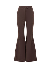 Pantalone Svasato Marrone Stretch di Michael Kors - Abbigliamento Donna | $store$