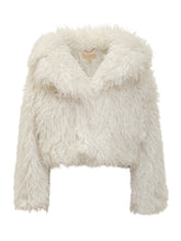 Michael Kors Cappotto Corto in Eco Pelliccia Bianco - Abbigliamento Donna | $store$