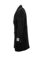 Cappotto Doppiopetto Nero in Lana Corneliani - Abbigliamento Uomo | $store$