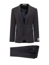 Abito Nero in Lana Corneliani - Abbigliamento Uomo | $store$