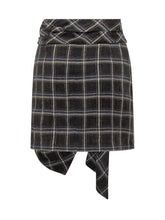 Isabel Marant Gonna a Quadri con Nodo Frontale - Abbigliamento Donna | $store$