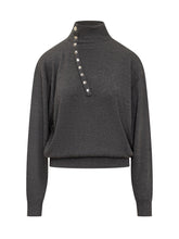 Isabel Marant Maglia Grigia con Bottoni Asimmetrici - Abbigliamento Donna | $store$